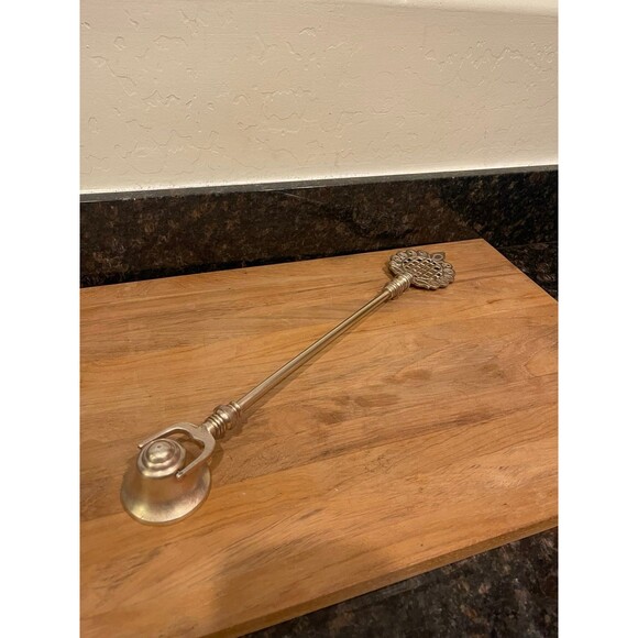 Polished Brass Celtic Style Candle Snuffer